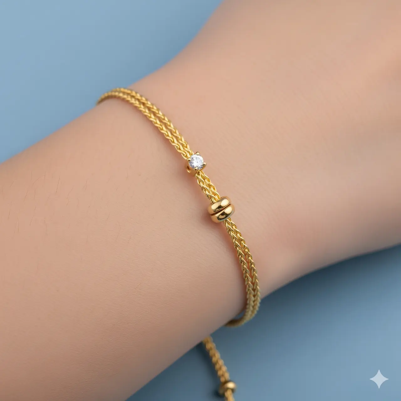 Model Gelang Serut Emas 24 Karat Elegan.