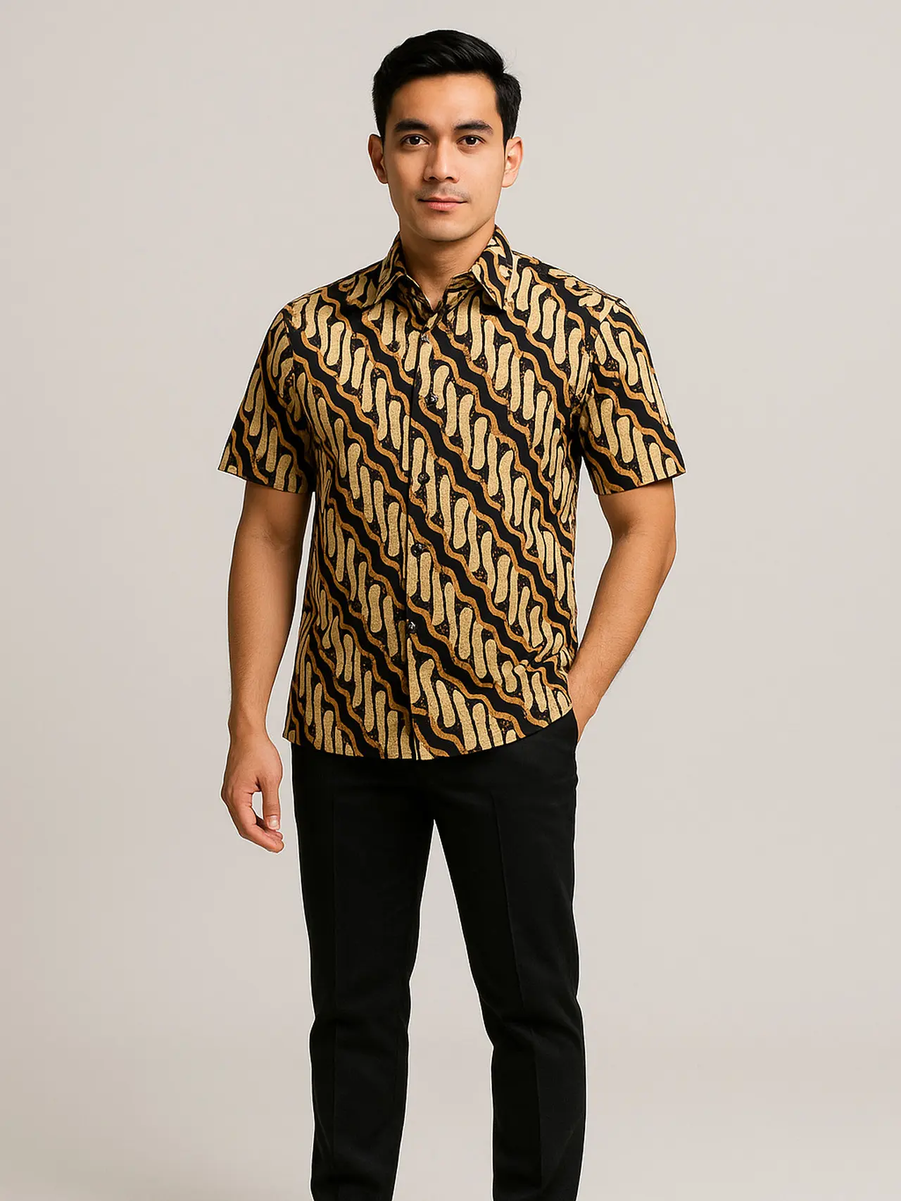 Inspirasi Batik Motif Parang Modern untuk Kerja/AI