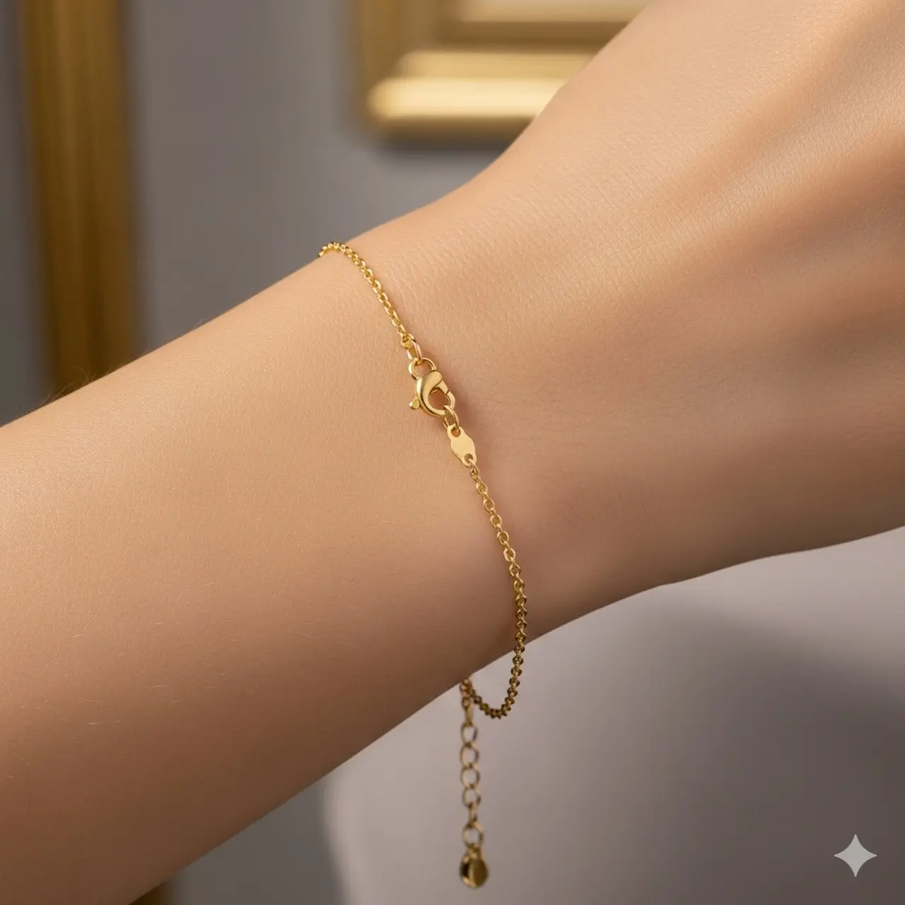 Gelang Emas Tipis 3 Gram (Image by Gemini AI)