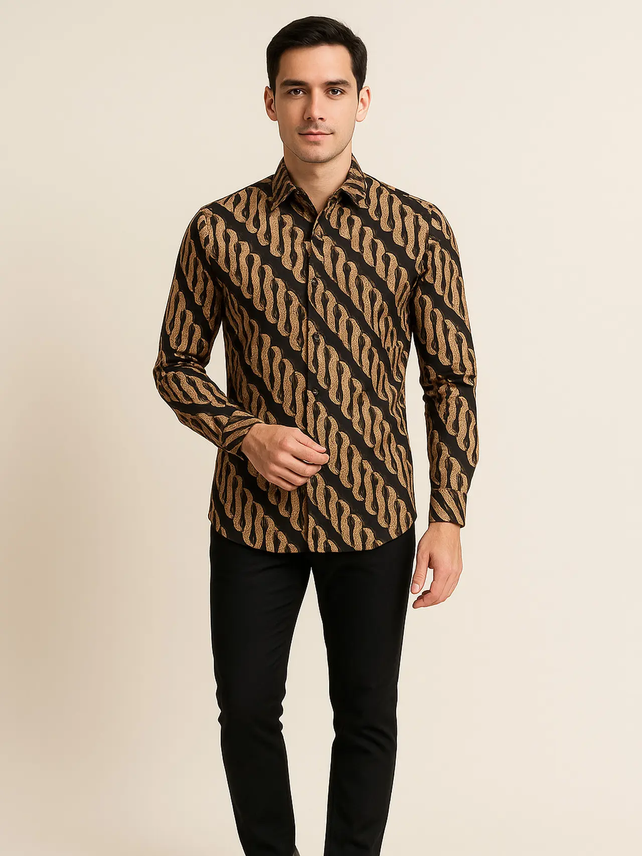 Inspirasi Batik Motif Parang Modern untuk Kerja/AI