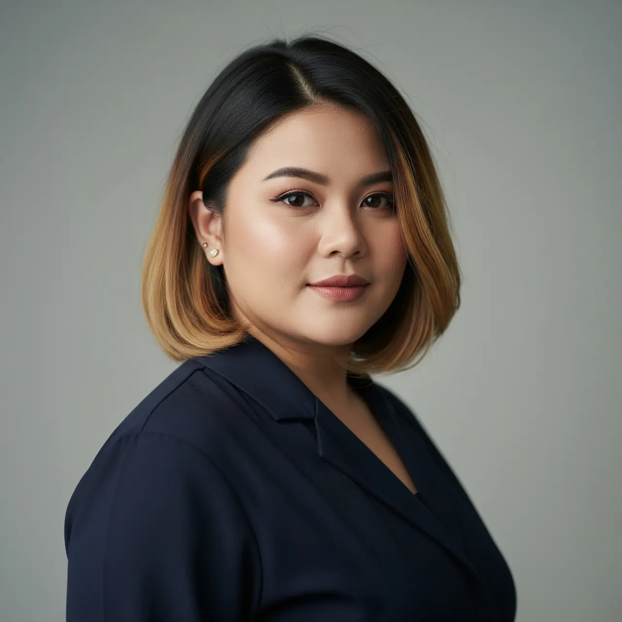 Potongan Rambut Wanita Gemuk Umur 30 Agar Terlihat Tirus.
