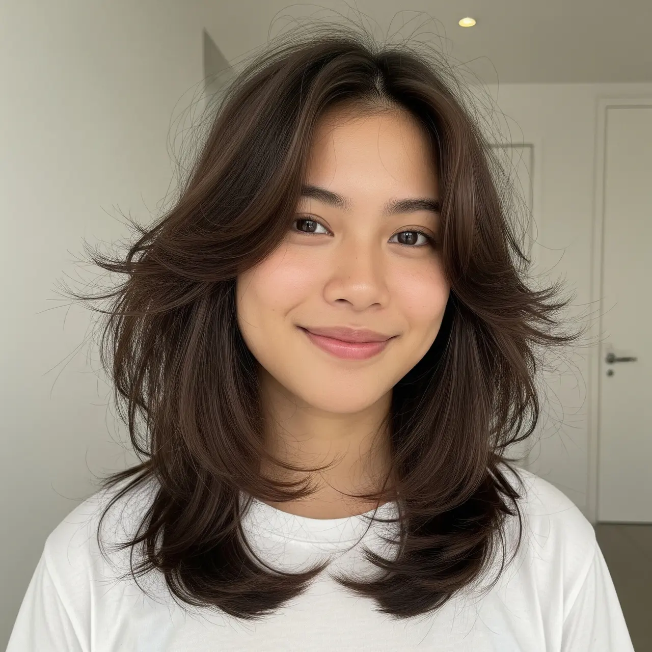 Model Rambut Ibu-Ibu Muda yang Tidak Kelihatan Tua. (Foto: Gemini AI)