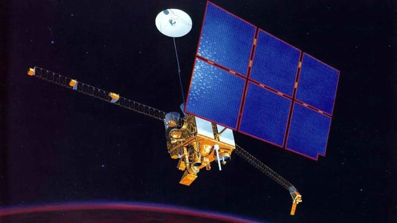 Ilustrasi wahana antariksa Mars Observer milik NASA. (NASA) 