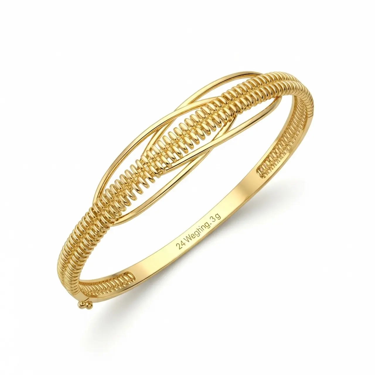 Gelang Emas Tipis 3 Gram (Image by Gemini AI)