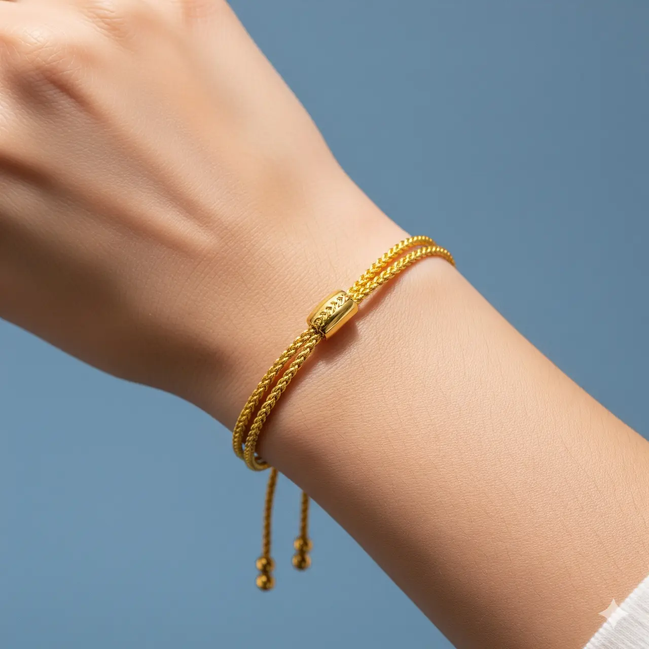 Model Gelang Serut Emas 24 Karat Elegan.