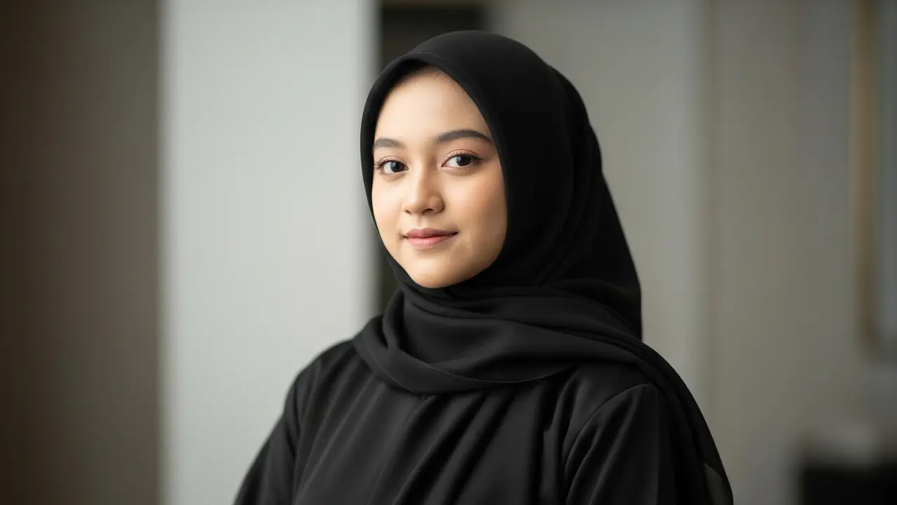 7 Model Gamis Hitam Polos Remaja Terbaru 2025: Simpel, Elegan, dan Tetap Modis