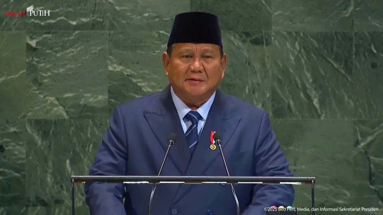 Di Sidang Umum PBB, Presiden Prabowo Tegaskan Komitmen Indonesia pada Solusi Dua Negara untuk Palestina