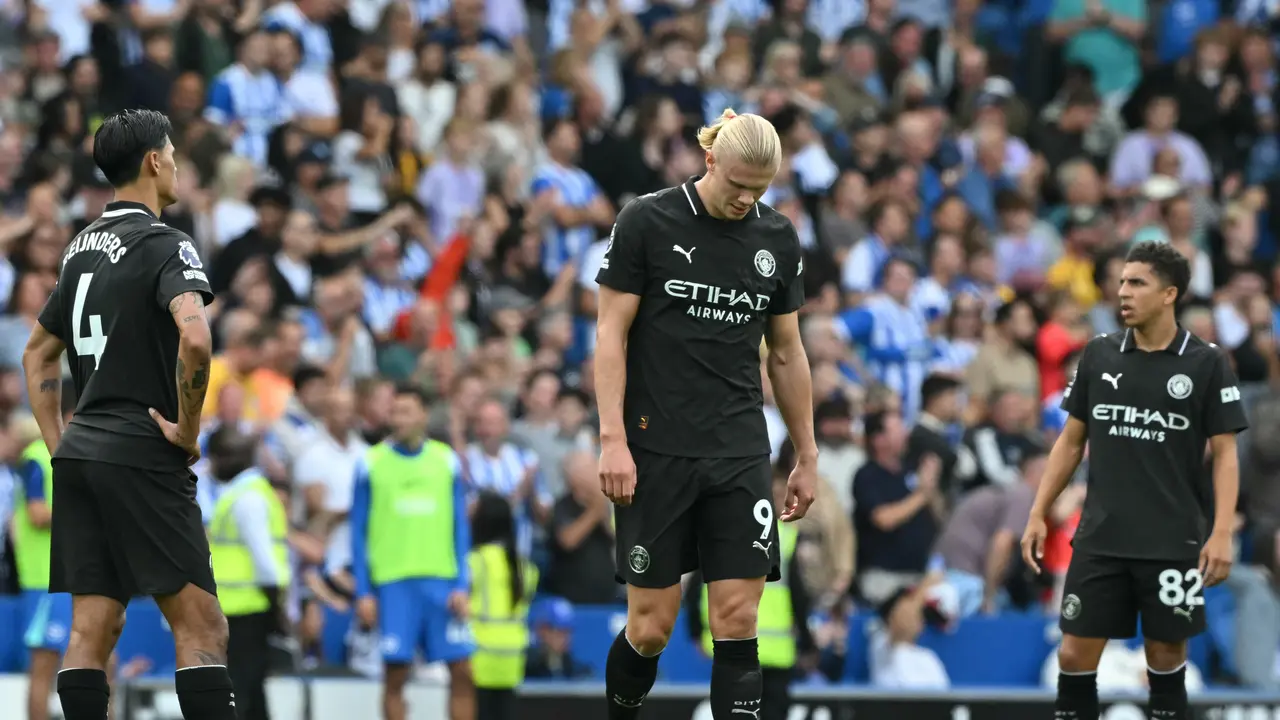 Hasil Liga Inggris: Brighton Tumbangkan Manchester City Lewat Comeback Sensasional