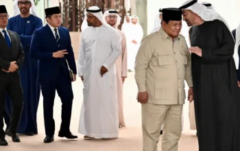 Prabowo dan Presiden MBZ Bahas Dinamika Timur Tengah dalam Pertemuan di Abu Dhabi