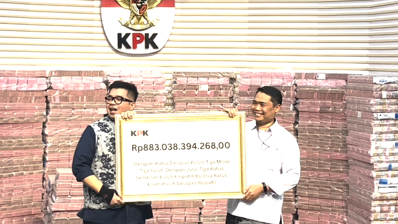 Penampakan Tumpukan Duit Rp 300 Miliar di Gedung KPK.